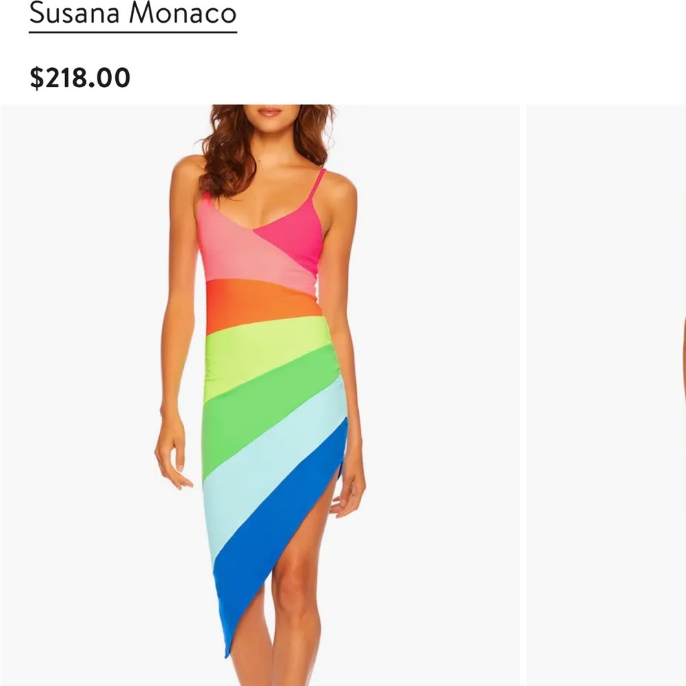 Colorblock Asymmetric Body-Con Dress
Susana Monaco